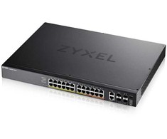 Šakotuvas Zyxel L3 prieigos komutatorius 24 prievadų POE, 10GBE RJ-45, 4 prievadai 10GBE SFP+ xgs2220-30hp-eu0101f