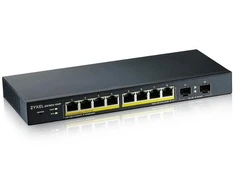 Šakotuvas Zyxel Przełącznik gs1900-10hp v2 8port l2 poe 2xsfp 70w 802.3at