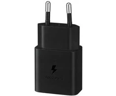 „Samsung“ maitinimo adapteris 15 W USB-C greito įkrovimo (be laido); juodas
