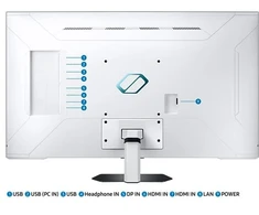 Samsung 43 colių monitorius ls43cg700nuxen va 3840x2160 uhd 16:10 2xhdmi/1xdp/lan(rj45)/2xusb3.0 1ms(mprt) wifi/bt garsiakalbiai plokšti 144hz išmanieji žaidimai 2 metai d2d