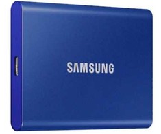 Kietasis diskas Dysk zewnętrzny ssd samsung t7 (1tb; usb 3.2; mėlyna; mu-pc1t0h/ww)