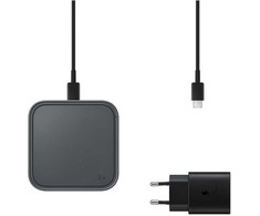 Samsung flat induction pad, quick charge 15w (mains charger not included) juodas