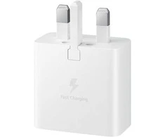 Samsung maitinimo adapteris 15w usb-c greitas įkrovimas (be laido); baltas