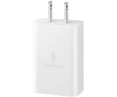 Samsung maitinimo adapteris 15w usb-c greitas įkrovimas (be laido); baltas