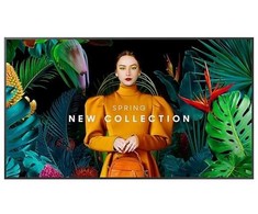 Samsung Profesionalus monitorius QB85C, 85 colių blizgus, 16 colių įstrižainės, 350 (cd/m2), 3840x2160 (UHD), S10 grotuvas („Tizen 7“, VXT parengtas), „Wi-Fi“/BT, 3 metai vietoje (LH85QBCEBGCX)