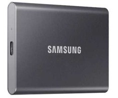 Kietasis diskas Samsung T7 1tb usb3.2 gen.2 nešiojamasis diskas pilkas