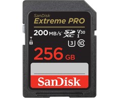 Atminties kortelė Sandisk extreme pro sdxc 256gb 200/140 mb/s a2