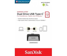 Sandisk Pendrive ultra dual drive 256gb usb 3.1 type-c 150mb/s