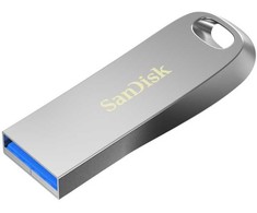 Pendrive sandisk ultra lux sdcz74-128g-g46 (128gb; usb 3.0; sidabro spalvos)