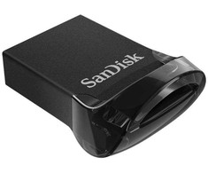 Sandisk ultra fit pendrive sdcz430-064g-g46 (64gb; usb 3.1; juoda spalva)