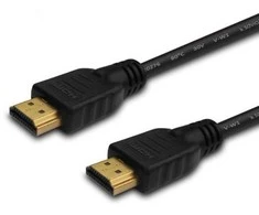 SAVIO CL-196 HDMI kabelis 3 m, juodas, auksinės jungtys, v2.0 didelės spartos, Ethernet/3D