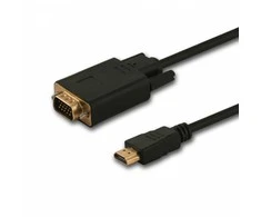 Kabelis Savio HDMI - D-Sub (VGA) 1.8m juoda (SAVKABELCL-197)