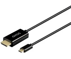SAVIO CL-191 USB-C į HDMI kabelis, 30 Hz, 2 m, plastikinis