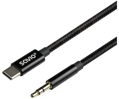 Savio Kabelis usb-c do mini-jack cl-188 2m