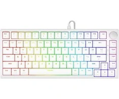 Savio Klaviatūra magnetyczna astral baltas outemu baltas jade rgb