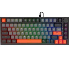Savio Klaviatūra magnetyczna astral juodas outemu baltas jade magnetic rgb 3 spalvų keycapów