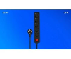 SAVIO LZ-15 Schuko Power Strip, 5 Sockets, 5 m