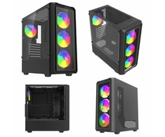 Savio Noctis Glass RGB Cube Juodas