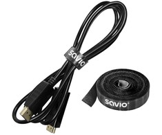 Savio Kabelių organizatorius, juosta, Velcro, 14 mm pločio, 5 m OC-06