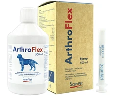 SCANVET ARTHROFLEX CANINE 500 ML ZAWIESINA Buteliukas