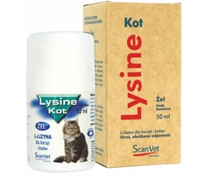 SCANVET ŁYSIENIE KOT 50 ML ŻEL Buteliukas