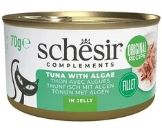 SCHESIR Complements tunas su dumbliais drebučiuose - šlapias kačių ėdalas - 70 g