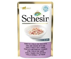 Agras Pet Foods Drėgnas Kačių Maistas - Schesir Tunų Ir Vištienos Mišinys