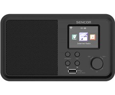 Sencor Interneto radijas 4w galia, wifi, fm, dab+, usb, lcd ekranas