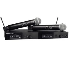 Shure SLXD24DE/SM58-G59 - dual digital wireless system with two transmitters/handheld microphones (470 - 514 MHz)