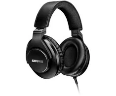 Shure srh440a-efs - profesjonalne studijinės ausinės su lankeliu ant galvos, uždaro tipo