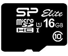Silicon power microsdhc elite 16gb cl10 uhs-1 (u1) atminties kortelė + microsd-sd adapteris (sp016gbsthbu1v10sp)