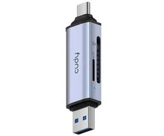 CUDY UH200 2 viename USB 3.0 kortelių skaitytuvas