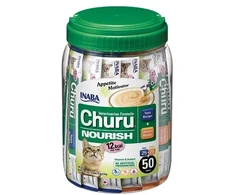 Skanėstas inaba churu nourish tuńczyk i vištiena katei 50x14g