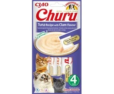 Kačių Skanėstai - Inaba Churu Tunas Su Midijų Skoniu 4x14 g