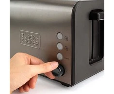 Skrudintuvas Black &amp; Decker Juodas &amp; Decker toster na 2 kanapki, 1000W, ES9600070B Juodas &amp; Decker [BXTO1000E]
