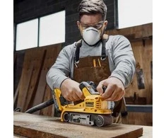 Juostinis šlifuoklis DeWalt DCW220NT-XJ; 18 V (be akumuliatoriaus ir pakrovėjo)