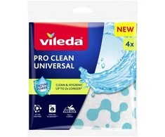 Universalios šluostės su fermentais Vileda Pro Clean 4 vnt.