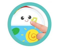 Smily Interaktyvi Winfun sensorinė knyga kūdikiams - Džiunglės