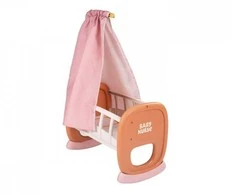 Smoby Baby Nurse lopšys su baldakimu