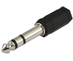 SOUND STATION QUALITY (SSQ) Garso stoties kokybė (ssq) SSQ HA1 SS-1820 Adapteris Stereo 3,5 mm lizdas - Stereo 6,3 mm lizdas Juodas