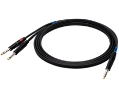 SOUND STATION QUALITY (SSQ) Ssq jsjm2 - stereo lizdo kabelis - 2x mono lizdas 2 metrai