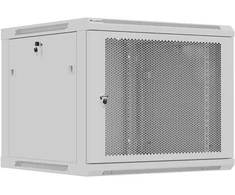 Wall-mounted rack cabinet 19" 9U 600x600 pilkas perforated door Lanberg (flat pack)