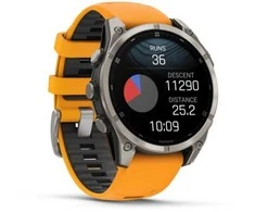 Laikrodis garmin fenix 8 sapphire titan, 47mm amoled graphite