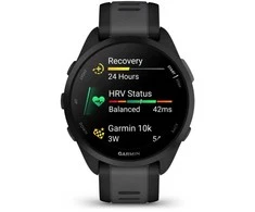 Laikrodis garmin forerunner 165, 43mm amoled juodas