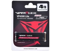 M.2 SSD - Patriot Memory VP4300 Lite 4TB PCIe 4.0 7400MB/s Skaitymas 6000MB/s Rašymas