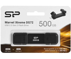 Ssd silicon power ds72 500gb dual usb-c/usb 3.2