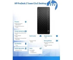 Stacionarus kompiuteris Hewlett Packard (HP) „ProDesk 2 Tower G1a“ R5-8500G 512 GB / 16 GB / W11P, „7c7et“