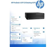 Stacionarus kompiuteris Hewlett Packard (HP) HP ProDesk 4 SFF G1i AI PC Intel Core Ultra 5 225 16 GB DDR5-SDRAM 512 GB SSD Windows 11 Pro Juodas
