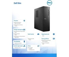 Stacionarus kompiuteris DELL ECS1250 Intel Core Ultra 5 225 16 GB DDR5-SDRAM 512 GB SSD Windows 11 Pro Slim PC PC Juodas