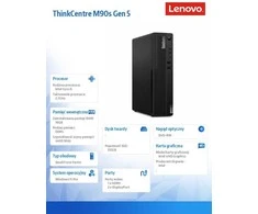 Stacionarus kompiuteris Lenovo „ThinkCentre M90S G5 SFF W11Pro“ i5-14600/16 GB/512 GB/Intelligenc/DVD/VPro/3 metai operacinės sistemos + 1 metai „Premier“ palaikymo